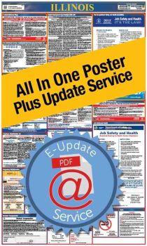 Illinois All In One Poster + 1 Year E-Update Service