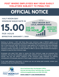 Half Moon Bay Official Notice