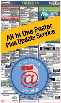 Oregon All In One Poster + 3 Year E-Update Service