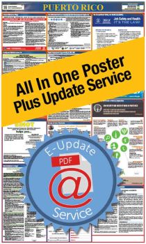 Puerto Rico All In One Poster + 3 Year E-Update Service